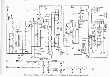 Blaupunkt 3G4 schematic circuit diagram